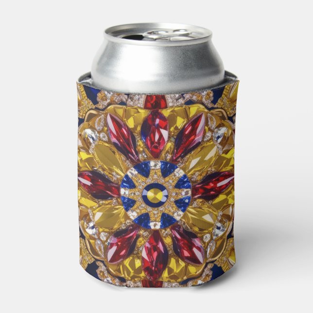 Can Cooler with Colombia Colors design (Can Front)