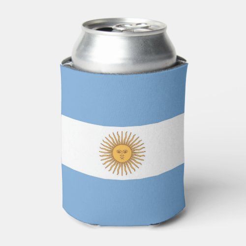 Can Cooler with flag of Argentina