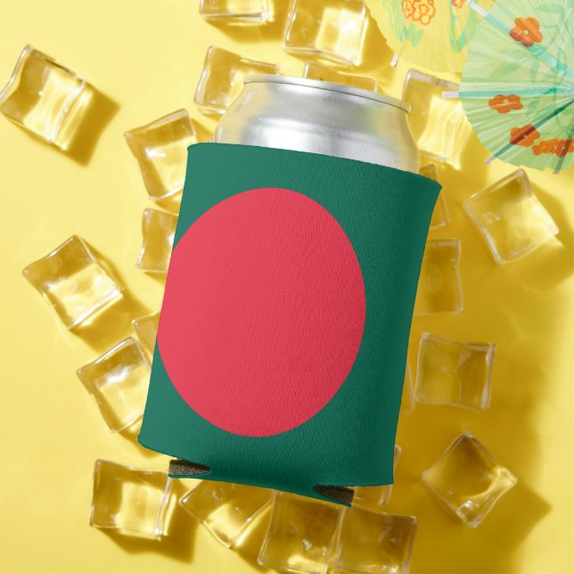 Can Cooler with flag of Bangladesh (In Situ Summer)