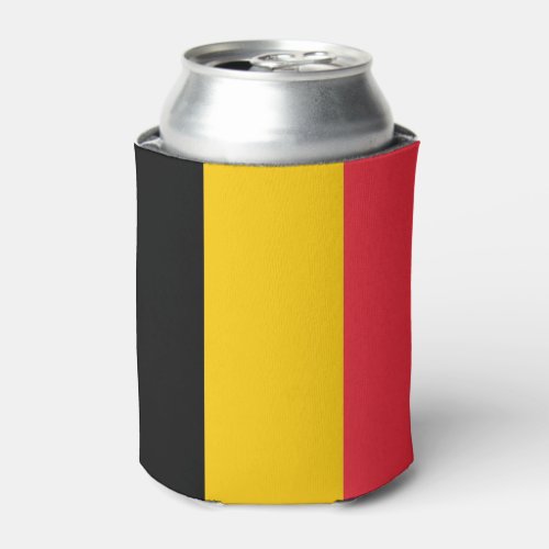 Can Cooler with flag of Belgium