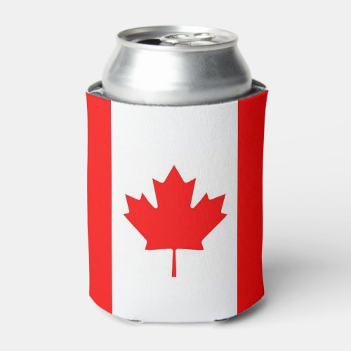 Can Cooler with flag of Canada