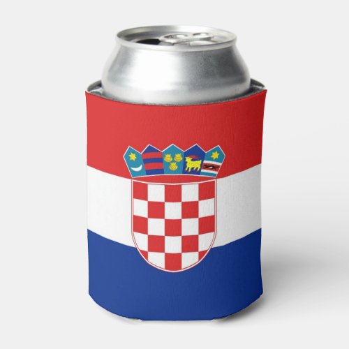 Can Cooler with flag of Croatia