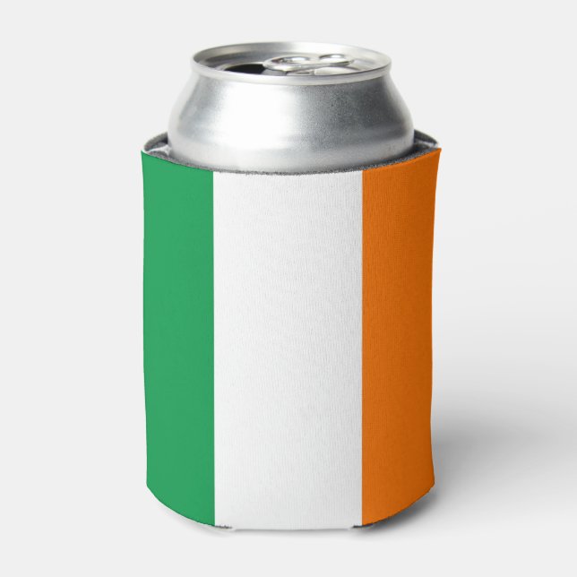 Can Cooler with flag of Ireland (Can Front)