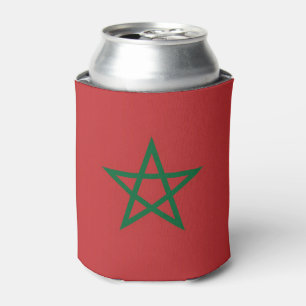Can Cooler with flag of Morocco