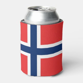 Can Cooler with flag of Norway