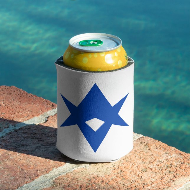 Can Cooler with flag of Toyota City, Japan (In Situ Pool)