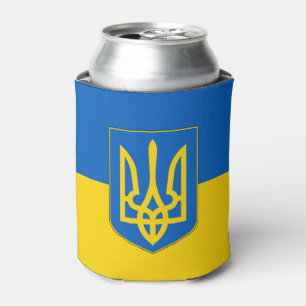 Can Cooler with flag of Ukraine