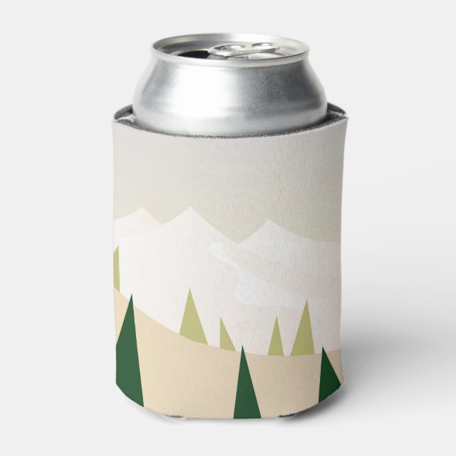 Can cooler with Mountains (Can Front)