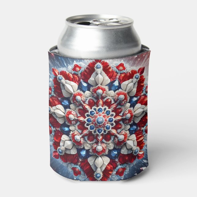 Can Cooler with Norway Colors design (Can Front)