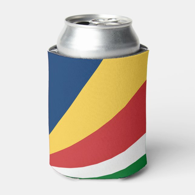 Can Cooler with Seychelles Colors design (Can Front)