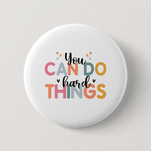 Can Do Hard Things Test Day Testing Teacher  Button