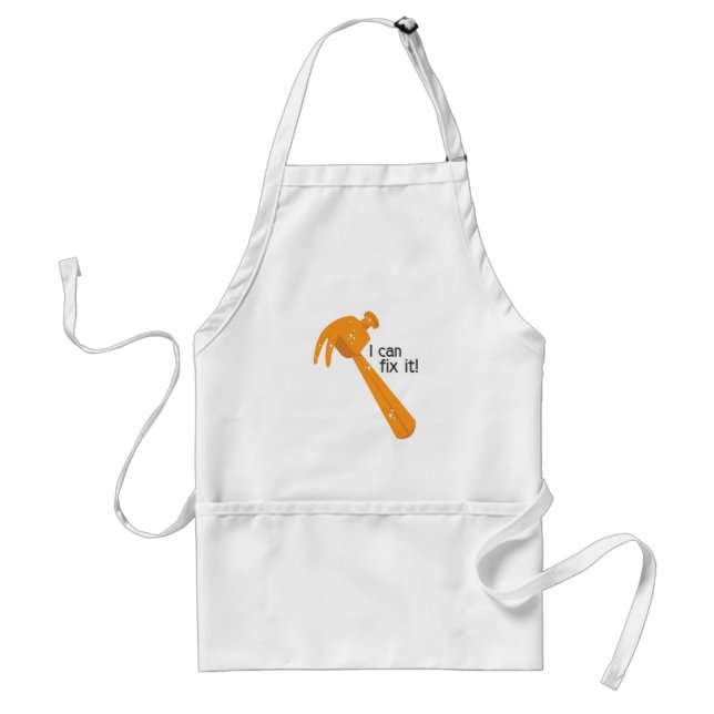 Can Fix It Adult Apron (Front)