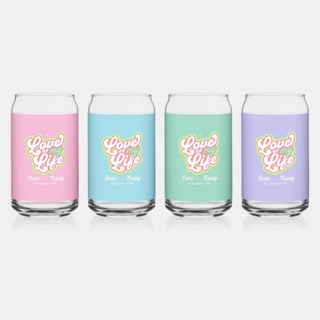 Can glass set (Front)