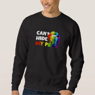 Can' Hide My Pride Lgbtq Lesbian Trans Gay Pride A Sweatshirt