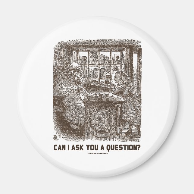 Can I Ask You A Question? (Alice Sheep) Magnet (Front)
