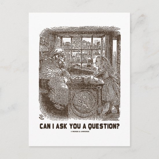 Can I Ask You A Question? (Alice Sheep) Postcard