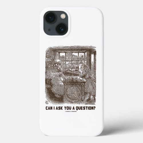 Can I Ask You A Question Alice Sheep Wonderland iPhone 13 Case