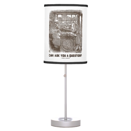 Can I Ask You A Question? Alice Sheep Wonderland Table Lamp (Front)