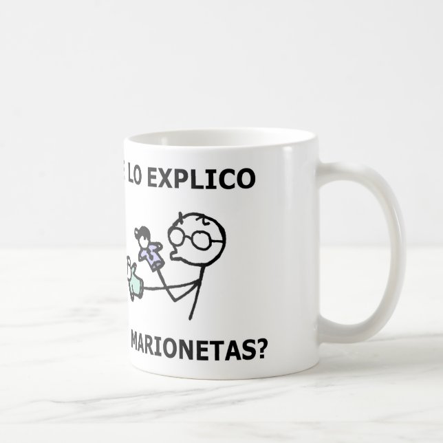 can i explain it to you with puppets? coffee mug (Right)