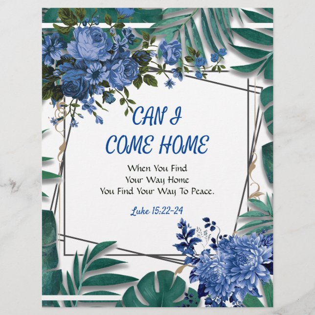 Can I Find My Way Back Home Personalized Paper (Front)