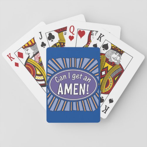 Can I get an AMEN    Playing Cards