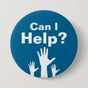Can I Help Raised Hand Button