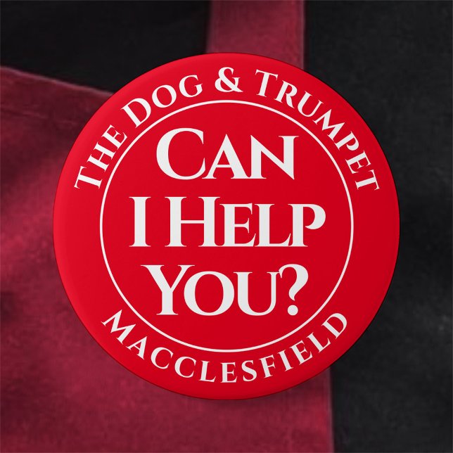 Can I Help You? Badge Button (Creator Uploaded)