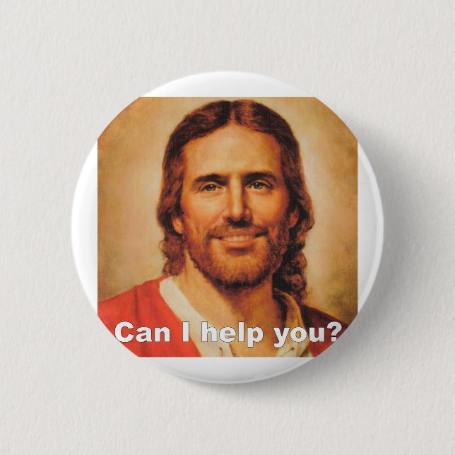 Can I Help You? Button (Front)