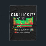 Can I Lick It Periodic Table Chart Science Teacher Fleece Blanket<br><div class="desc">Can I Lick It Periodic Table Chart Science Teacher Cool Meme</div>