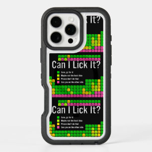 Can I Lick It Periodic Table Teacher Student Kids iPhone 16 Pro Max Case