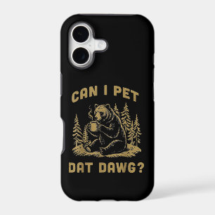 Can I Pet Dat Dawg Funny Hiker - Cute Animal Lover iPhone 17 Case