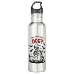 Can I Pet That Dog Halloween Stainless Steel Water Bottle