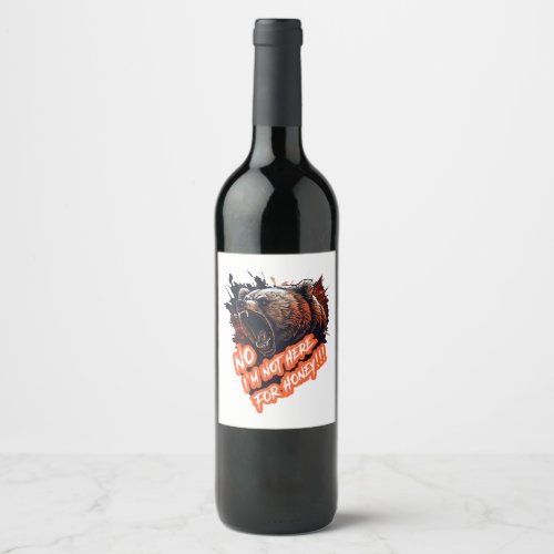 Can I Speak To The Manager  Wine Label