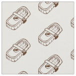 Can of fish printed fabric