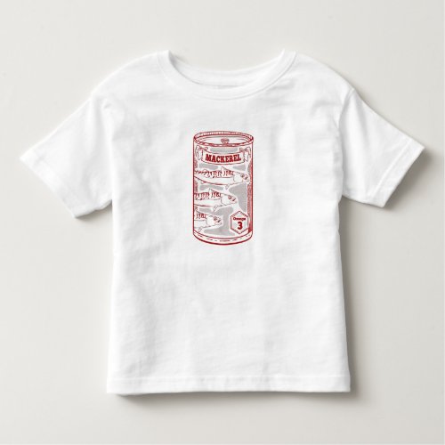 Can of mackerel toddler t_shirt