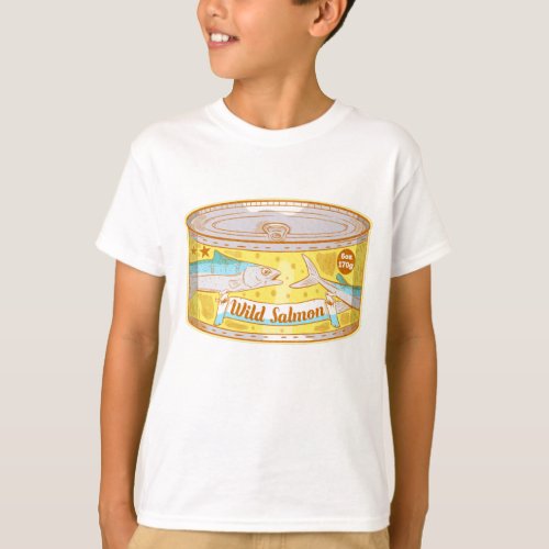Can of salmon illustration T_Shirt