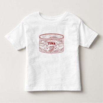 Can Of Tuna Toddler T-shirt by earlykirky at Zazzle
