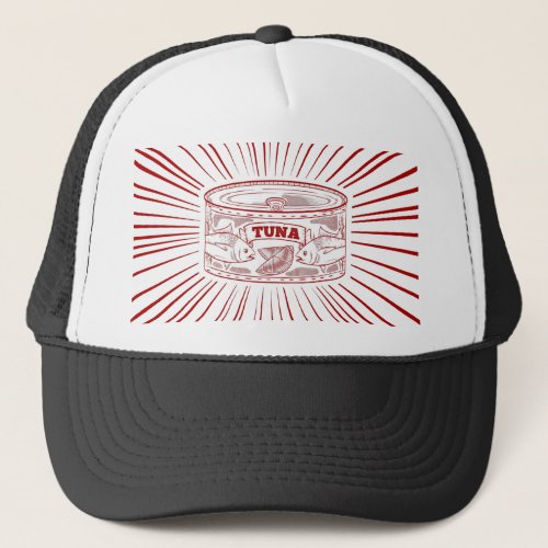 Can of tuna trucker hat