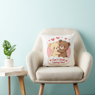 Can’t Stop Loving You Cute Valentine Pillow