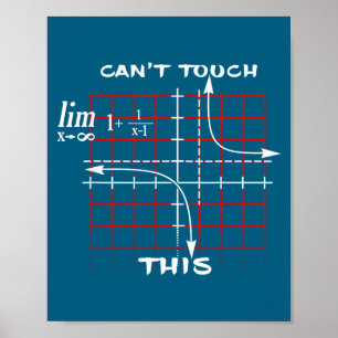 Can T Touch This Equation Math Funny Gift  Poster