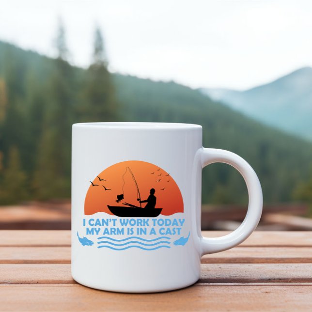 Can’t Work Today My Arm Is In A Cast Mug (Creator Uploaded)