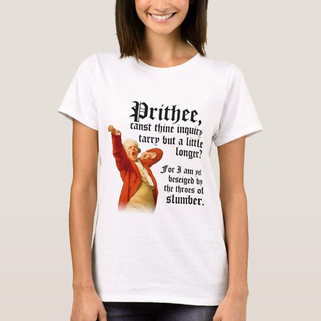 Can This Wait? I'm Tired. T-Shirt (Front)