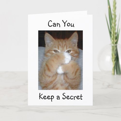 CAN U KEEP A SECRET_KITTENISH CHRISTMAS WISH HOLIDAY CARD