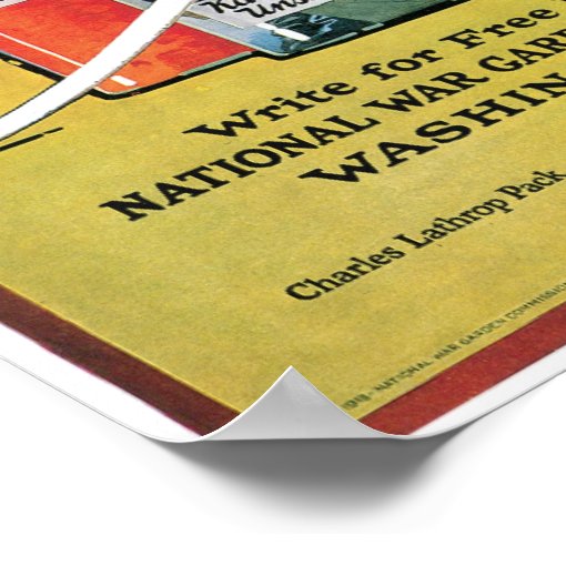 Can Vegetables, Fruit and The Kaiser Too Poster Zazzle