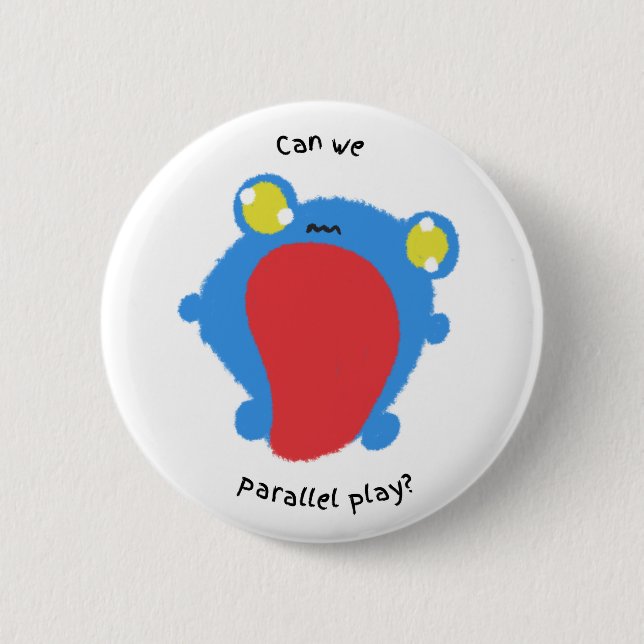 Can We Parallel Play Button (Front)