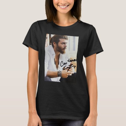Can Yaman Signed T_Shirt