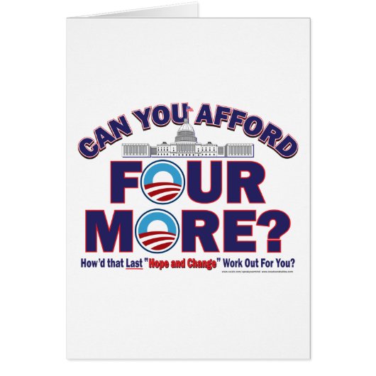 Can You Afford Four More (Front)