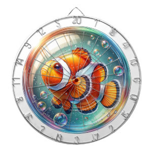 Can you catch the fish dart board