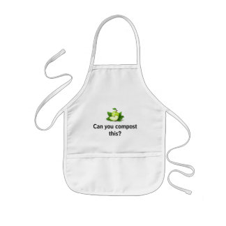 Can you compost this? kids' apron