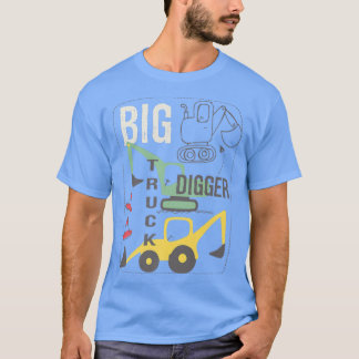 Can You Dig It Construction Truck Boy Man Dad Birt T-Shirt